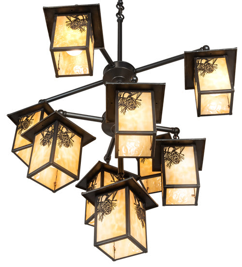 Nine Light Chandelier-Exterior-Meyda Tiffany-Lighting Design Store
