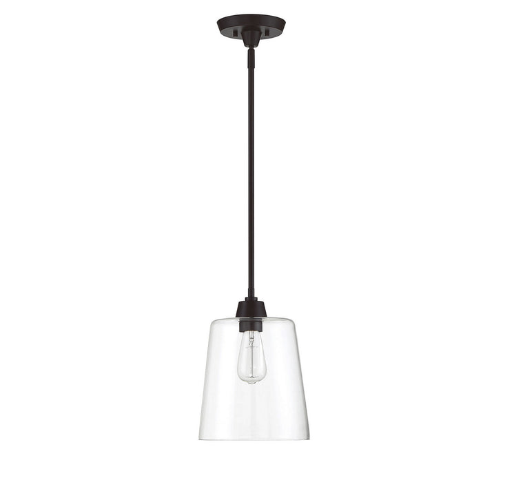 Meridian - M70081ORB - One Light Pendant - Mpend - Oil Rubbed Bronze