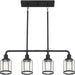 Ludlow Linear Chandelier-Linear/Island-Quoizel-Lighting Design Store