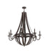 Eight Light Chandelier-Large Chandeliers-Meyda Tiffany-Lighting Design Store