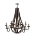 Eight Light Chandelier-Large Chandeliers-Meyda Tiffany-Lighting Design Store