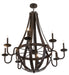 Eight Light Chandelier-Large Chandeliers-Meyda Tiffany-Lighting Design Store