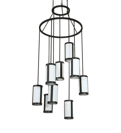 Nine Light Chandelier-Large Chandeliers-Meyda Tiffany-Lighting Design Store
