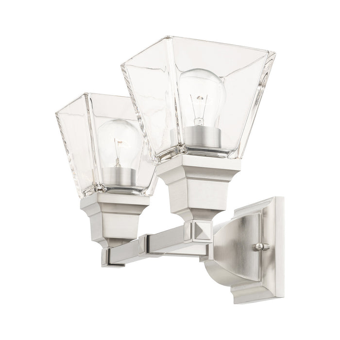 Mission Vanity Light-Bathroom Fixtures-Livex Lighting-Lighting Design Store