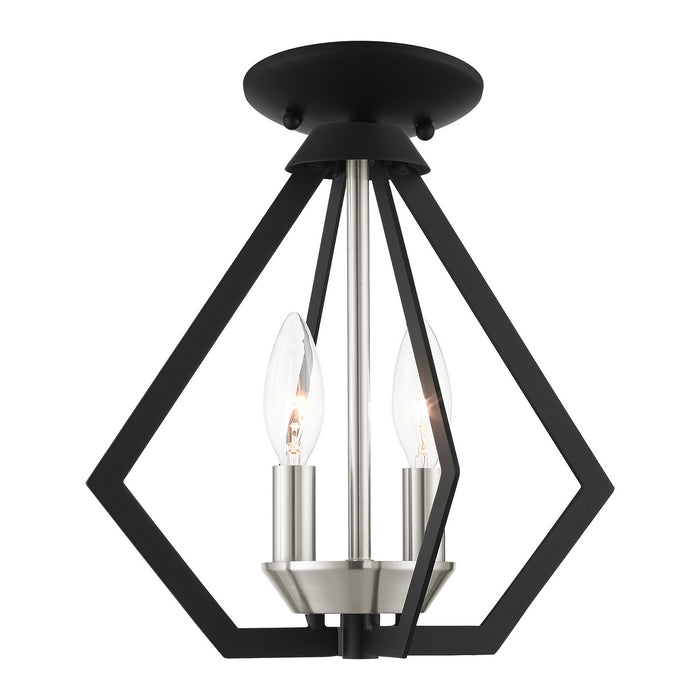 Prism Convertible Semi Flush/Pendant-Semi-Flush Mts.-Livex Lighting-Lighting Design Store