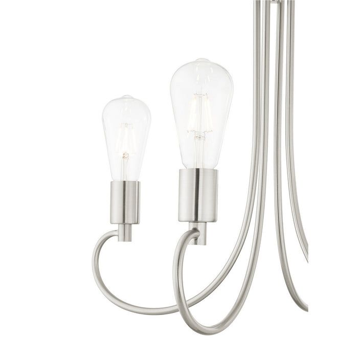 Bari Chandelier-Mini Chandeliers-Livex Lighting-Lighting Design Store