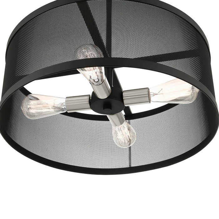 Industro Chandelier-Pendants-Livex Lighting-Lighting Design Store