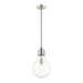 One Light Pendant-Mini Pendants-Livex Lighting-Lighting Design Store