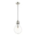 One Light Pendant-Mini Pendants-Livex Lighting-Lighting Design Store
