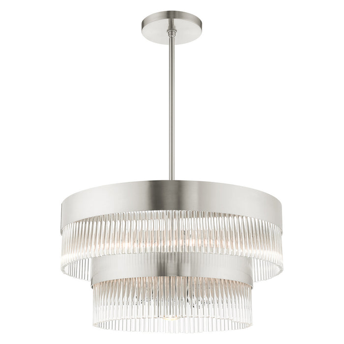 Nowrich Chandelier-Mid. Chandeliers-Livex Lighting-Lighting Design Store