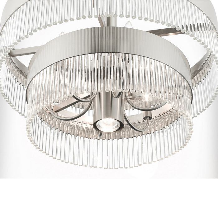 Nowrich Chandelier-Mid. Chandeliers-Livex Lighting-Lighting Design Store