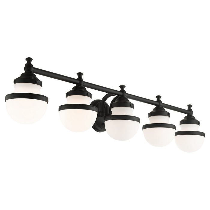 Oldwick Vanity Light-Bathroom Fixtures-Livex Lighting-Lighting Design Store