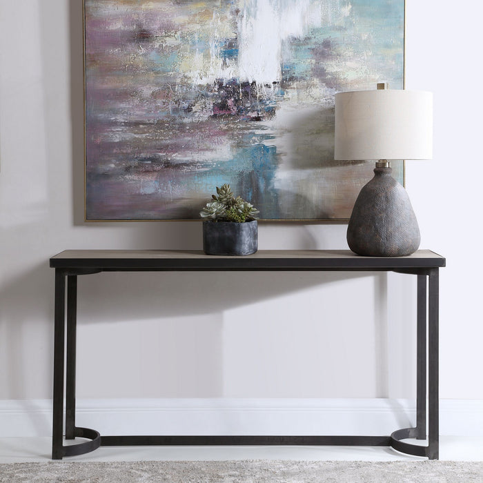 Uttermost - 24951 - Console Table - Basuto - Aged Steel