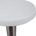 Uttermost - 24956 - Drink Table - Masika - Brushed Nickel