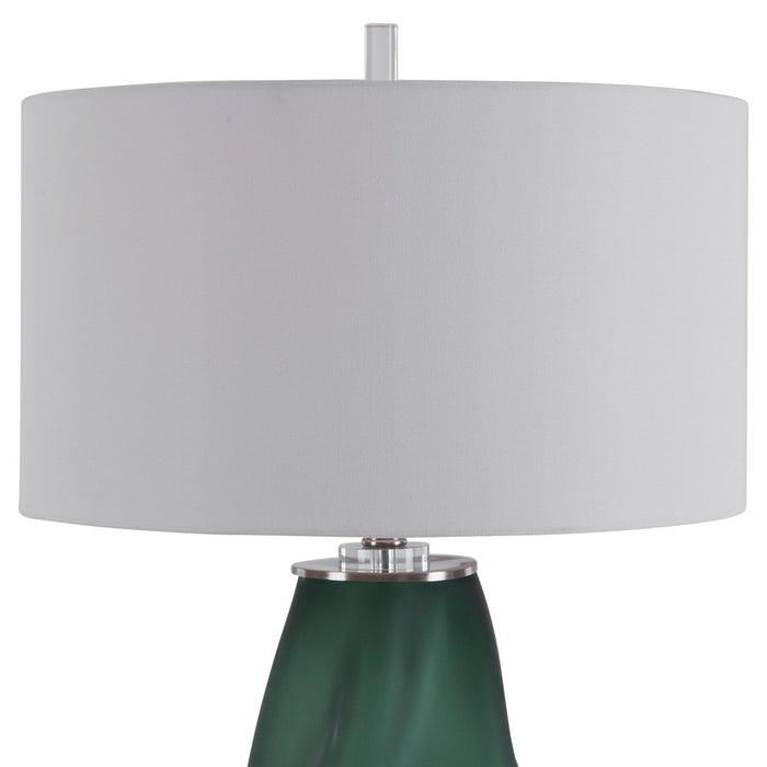 Uttermost - 28278 - One Light Table Lamp - Esmeralda - Brushed Nickel