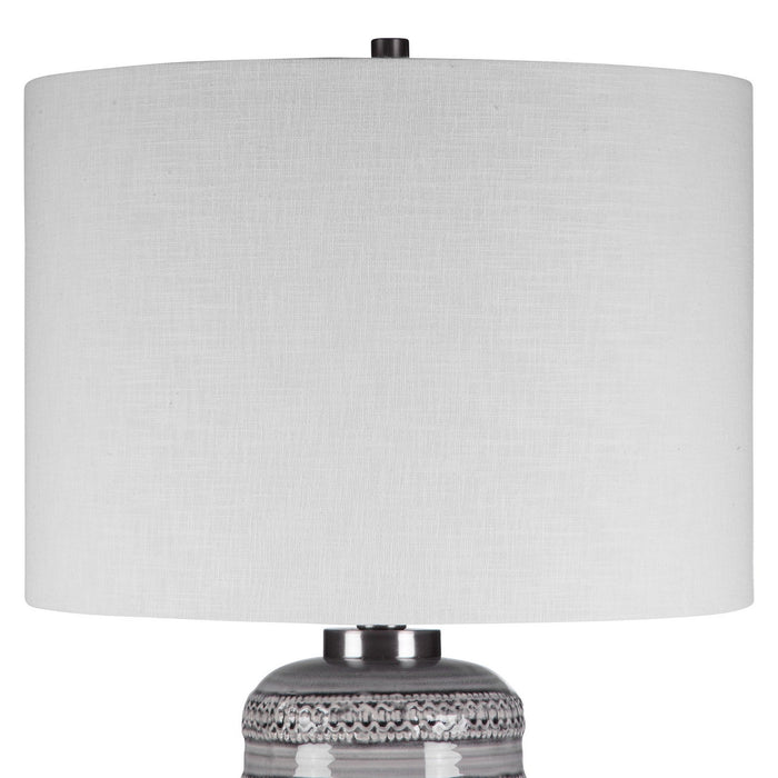 Uttermost - 28354-1 - One Light Table Lamp - Alenon - Brushed Nickel