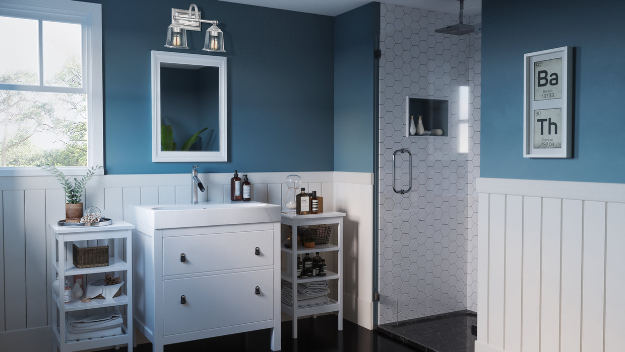 Nicholas Bath Bar-Bathroom Fixtures-Quoizel-Lighting Design Store