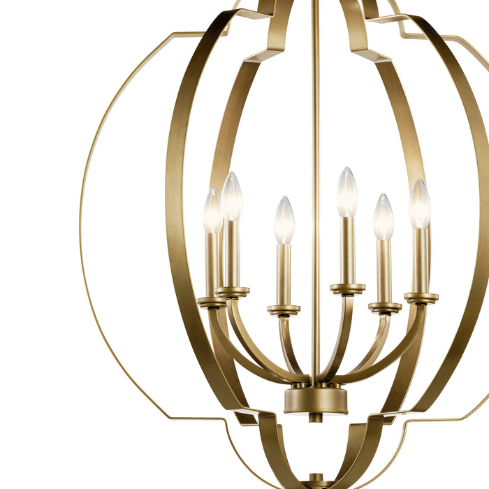 Voleta Foyer Chandelier-Foyer/Hall Lanterns-Kichler-Lighting Design Store