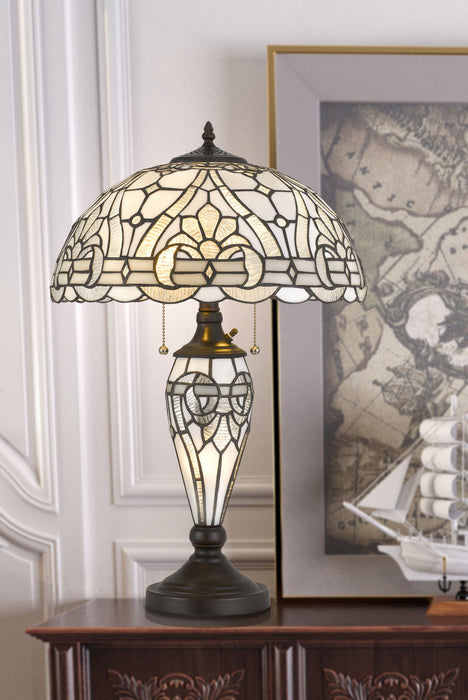 Two Light Table Lamp and Night Light-Lamps-Cal Lighting-Lighting Design Store