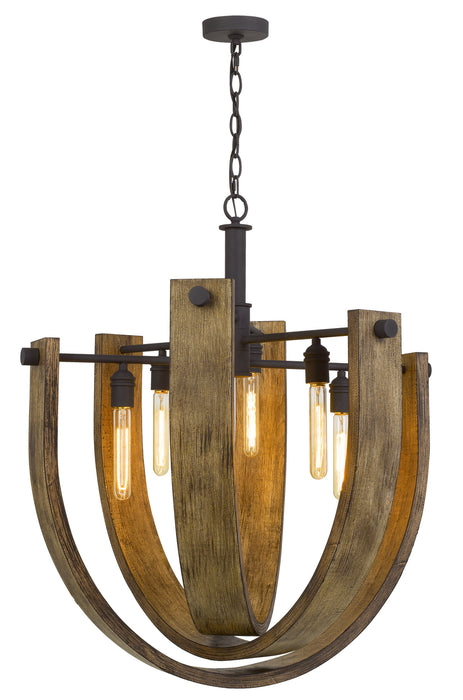 Six Light Chandelier-Mid. Chandeliers-Cal Lighting-Lighting Design Store