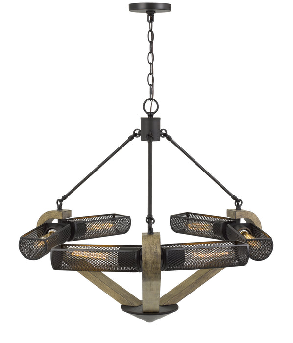 Six Light Chandelier-Mid. Chandeliers-Cal Lighting-Lighting Design Store