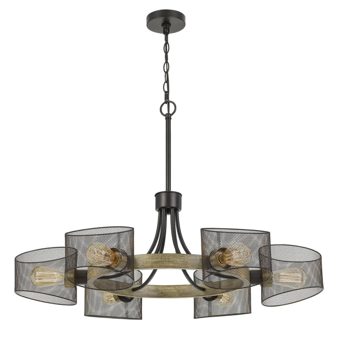 Six Light Chandelier-Mid. Chandeliers-Cal Lighting-Lighting Design Store