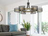 Six Light Chandelier-Mid. Chandeliers-Cal Lighting-Lighting Design Store