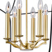 Six Light Chandelier-Foyer/Hall Lanterns-CWI Lighting-Lighting Design Store