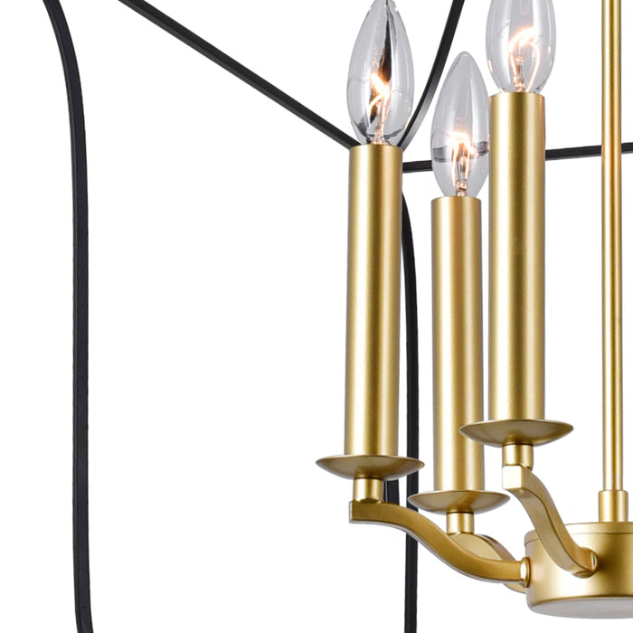 Six Light Chandelier-Foyer/Hall Lanterns-CWI Lighting-Lighting Design Store