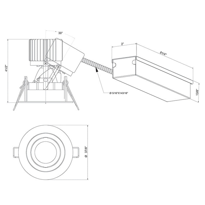 Eurofase - 28720-30-010 - One Light Gimbal - White