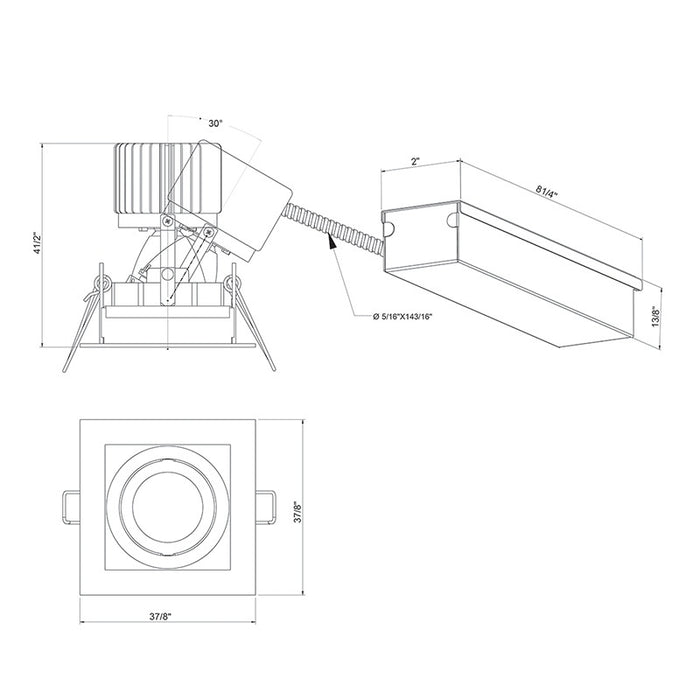 Eurofase - 28722-30-014 - One Light Gimbal - White