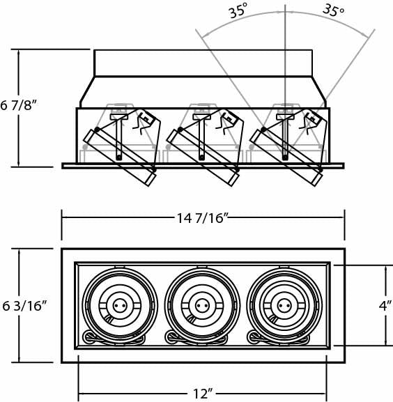 Eurofase - TE113GU10-22 - Recessed - White