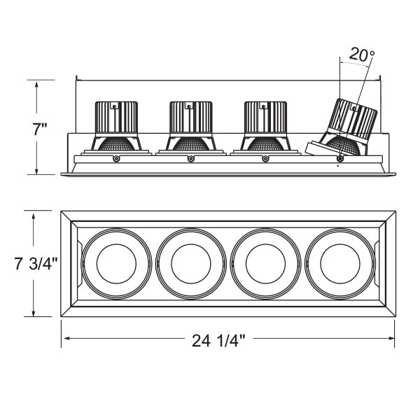 Eurofase - TE134ALED-40-4-02 - LED Recessed - White