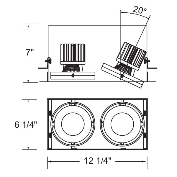 Eurofase - TE222LED-40-2-01 - LED Recessed - Black