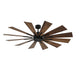 Meridian - M2024MBK - 60" Ceiling Fan - Farmhouse - Matte Black