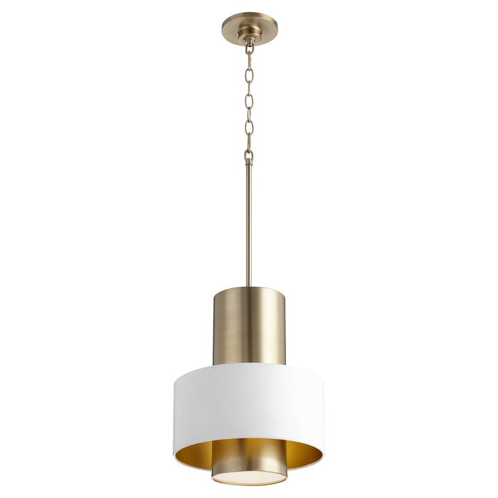 Cylinder Drum Pendant-Pendants-Quorum-Lighting Design Store