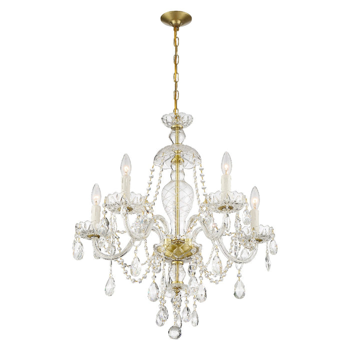Candace Chandelier-Mid. Chandeliers-Crystorama-Lighting Design Store