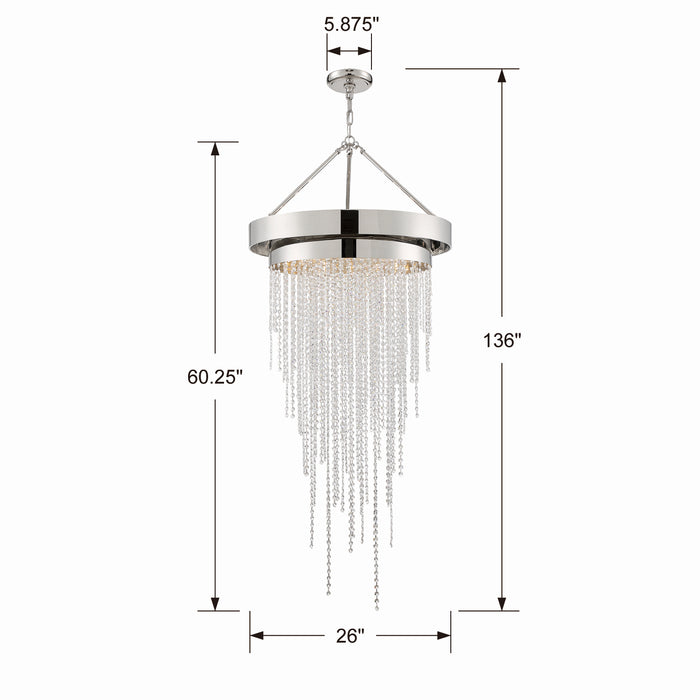 Clarksen Chandelier-Large Chandeliers-Crystorama-Lighting Design Store