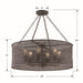 Jasmine Chandelier-Mid. Chandeliers-Crystorama-Lighting Design Store