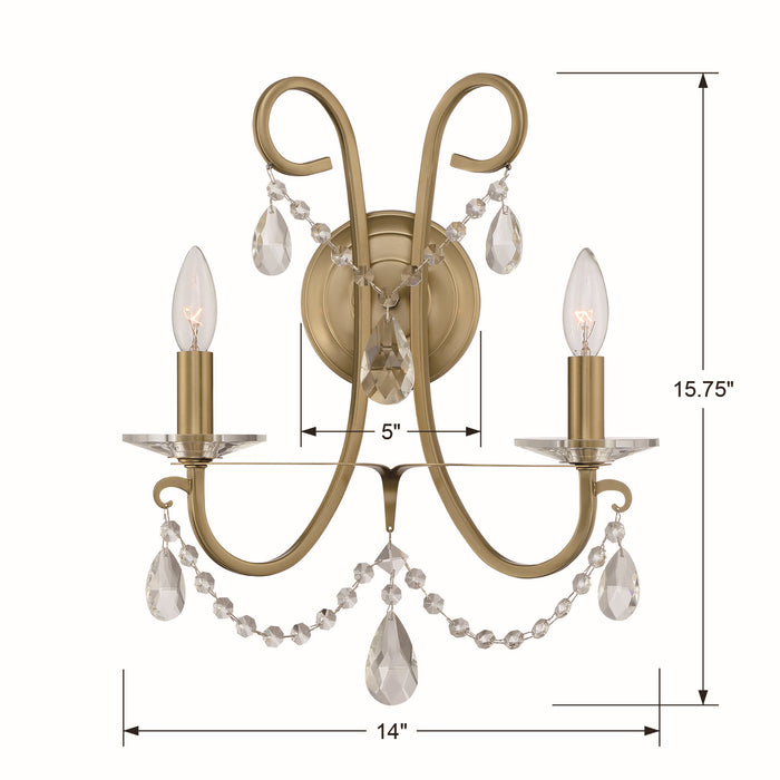 Othello Wall Mount-Sconces-Crystorama-Lighting Design Store