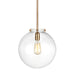 Generation Lighting - 6692101-848 - One Light Pendant - Kate - Satin Brass