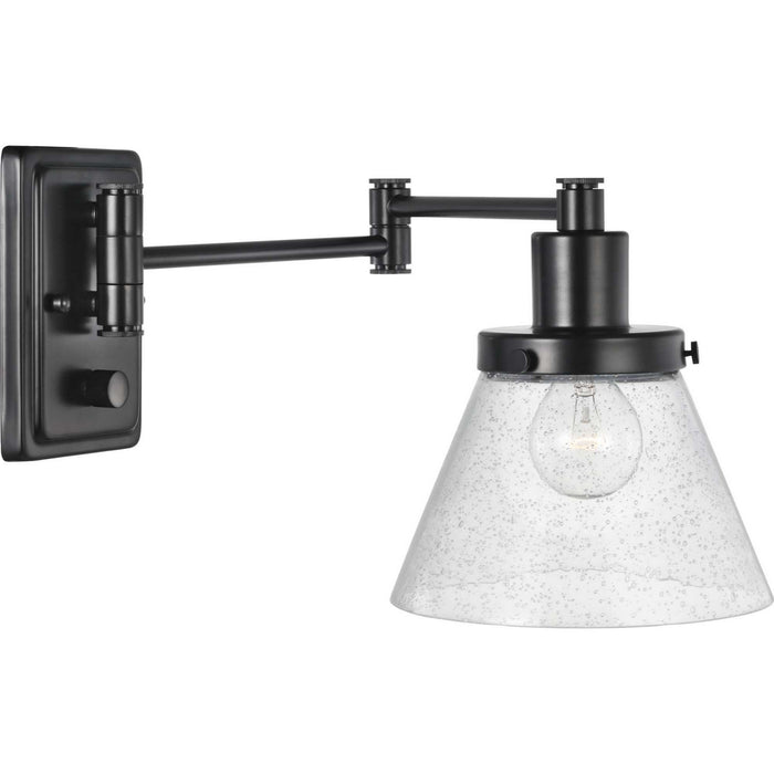 Hinton Swing Arm Wall Lamp-Lamps-Progress Lighting-Lighting Design Store