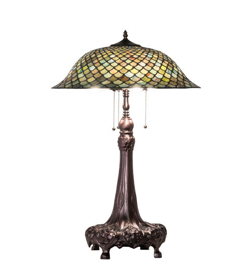 Three Light Table Lamp-Lamps-Meyda Tiffany-Lighting Design Store