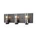 DVI Lighting - DVP28143MF+GR-CL - Three Light Vanity - Sambre - Multiple Finishes and Graphite with Clear Glass