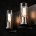 DVI Lighting - DVP28144MF+GR-CL - Four Light Vanity - Sambre - Multiple Finishes and Graphite with Clear Glass