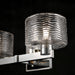DVI Lighting - DVP4522CH-RPG - Two Light Vanity - Percussion - Chrome with Ripple Glass