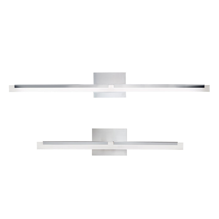 Norwell Lighting - 8146-CH-FA - LED Wall Sconce - Double L - Chrome
