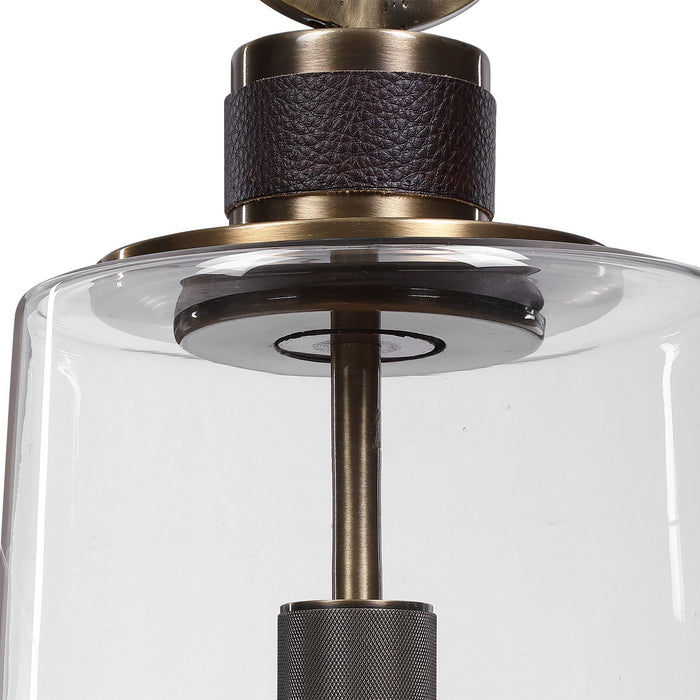 Uttermost - 21522 - One Light Mini Pendant - Rosston - Antique Brass