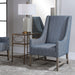 Uttermost - 23562 - Accent Chair - Galiot - Blue And White