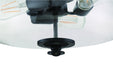 Craftmade - 49853-FB-C - Three Light Convertible Semi Flush/Pendant - Dardyn - Flat Black